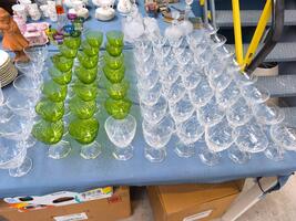 Lot de verres val saint Lambert 