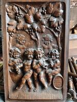 Panneaux en bois sculpté 